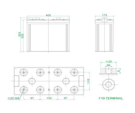 Baterai 12V 150Ah