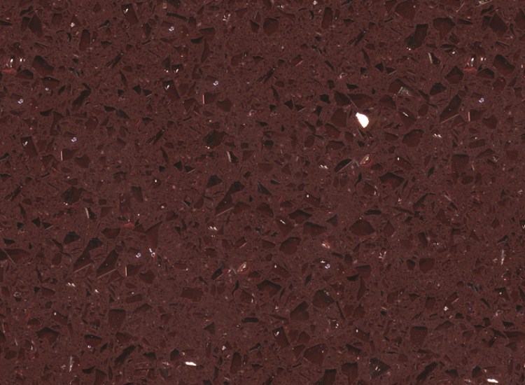 RSC1816 Kristal Permukaan Kuarsa Merah Tua
