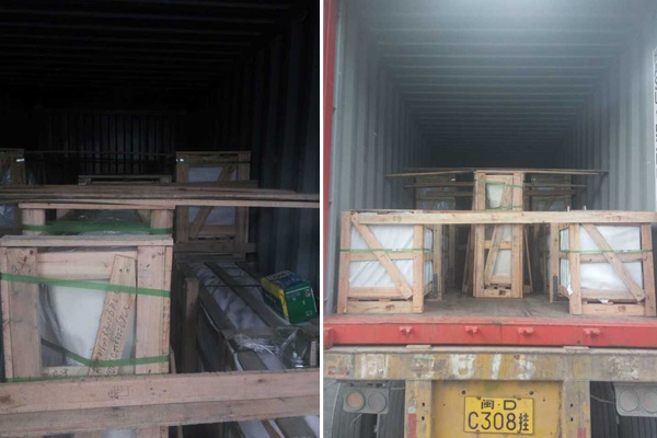 Potong sesuai ukuran vanity top loading container