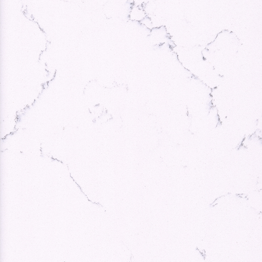 Carrara besar menjual lempengan kuarsa buatan jenis terbaik, lempengan atas meja putih- OP6306
