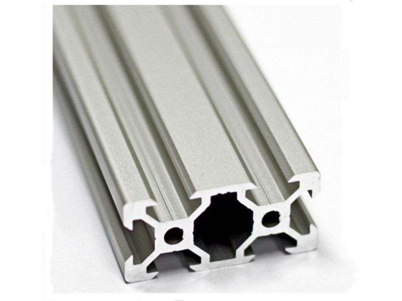 Anodized T slot profil industri bingkai paduan aluminium ekstrusi
