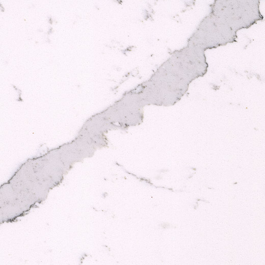 OP9009 Calacatta White Engineered Quartz Stone, Warna Populer Counter Top Fabrikasi
