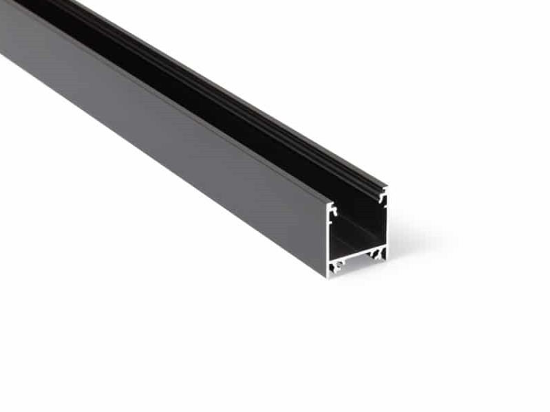 Profil strip yang dipimpin Saluran aluminium LED dan profil aluminium untuk strip yang dipimpin
