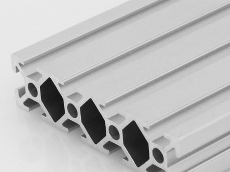Profil aluminium ekstrusi Cina ekstrusi slot 8040 t
