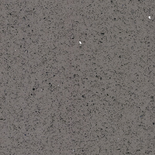 OP1807 Stellar Dark Grey Quartz Slab Dari Pabrik China
