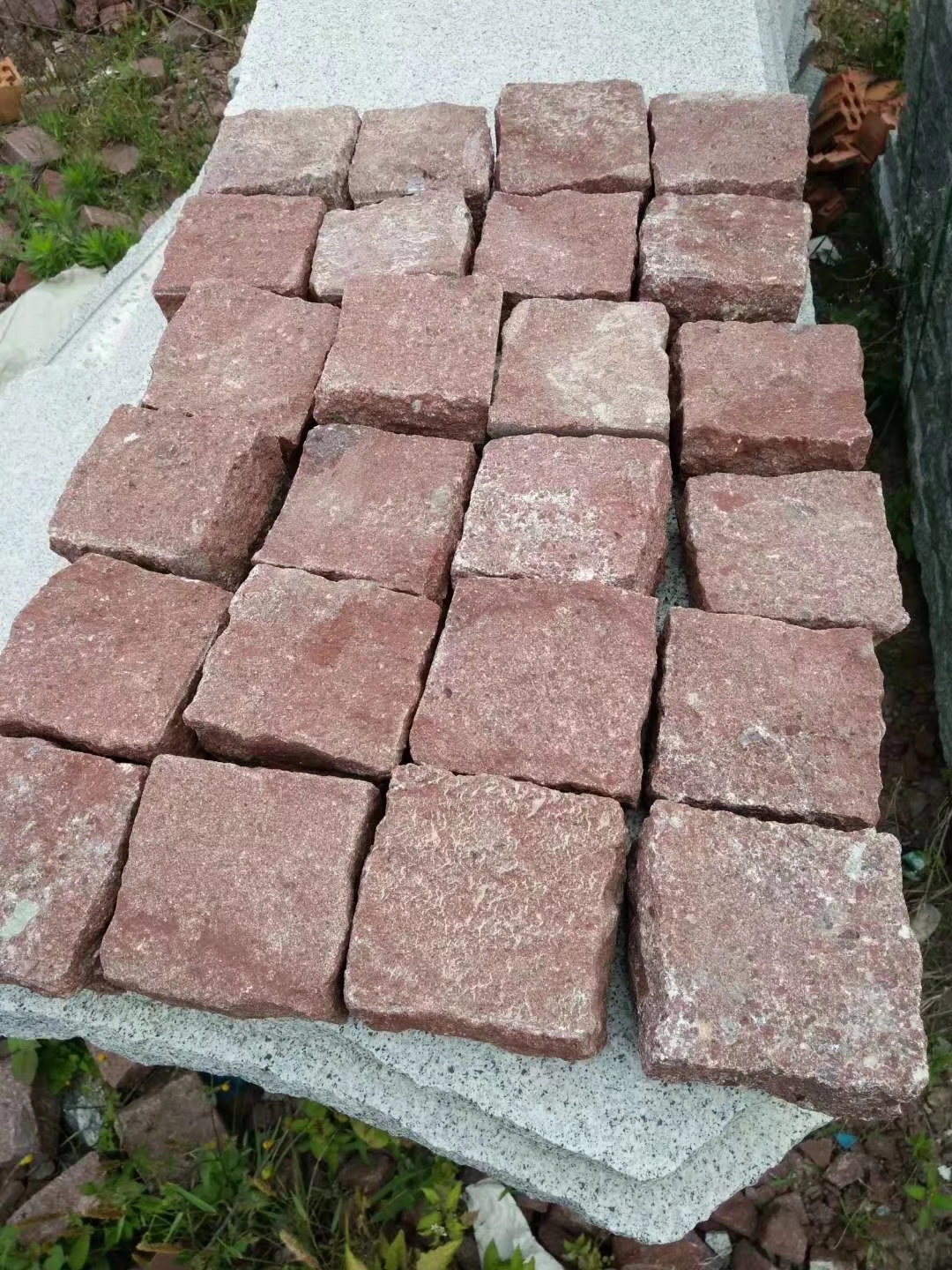 G666 Granit Paving Stone, Batu Kubus