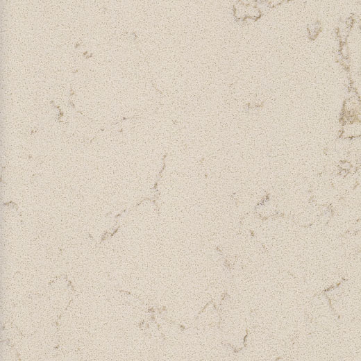 OP6038 Beige Carrara permukaan kuarsa meja granit yang direkayasa di Cina
