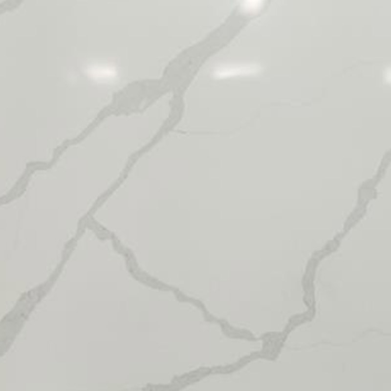 Lembaran besar Calacatta White Quartz
