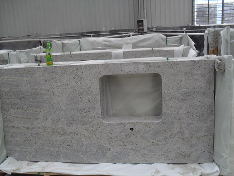 Meja Granit Putih Kashmir Untuk Dapur

