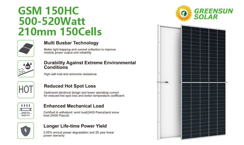 modul pv 210mm