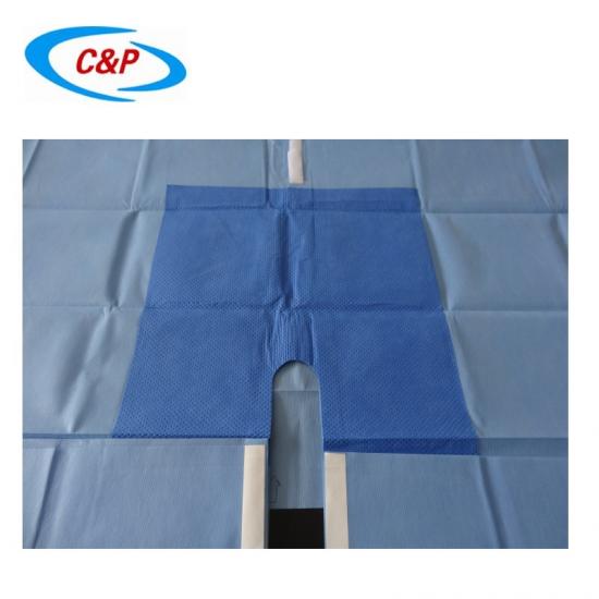 CE Bersertifikat Penjualan Panas Disposable Steril Ortho-U Drape Untuk Penggunaan Medis
