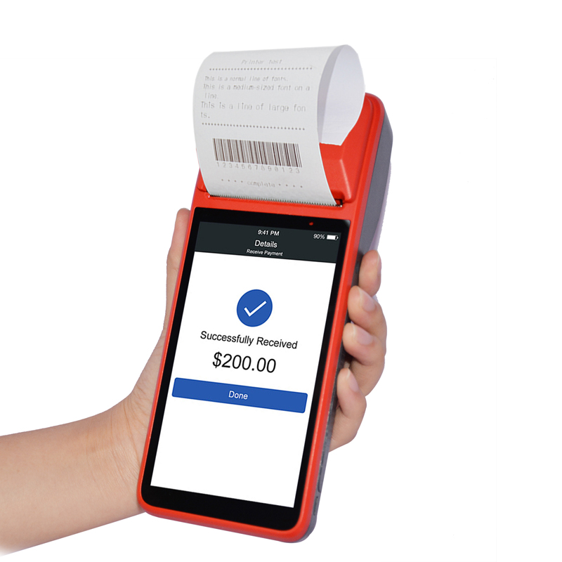 NFC Mifare Card Android System POS Terminal Dengan Thermal Printer R330

