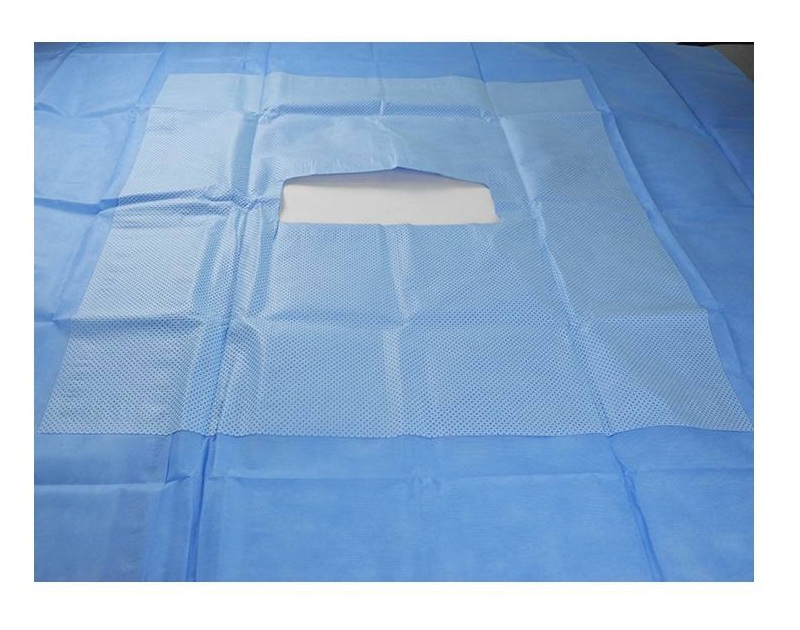 Disposable Reinforced EO Steril Nonwoven Laparoskopi Pelindung Tinggi Tirai Bedah Kualitas Tinggi
