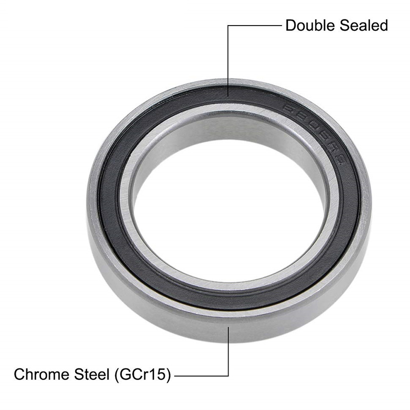 Ball Bearings 25mm Diameter Dalam 37mm OD 7mm Bore Sealed Chrome Steel 6805-2RS
