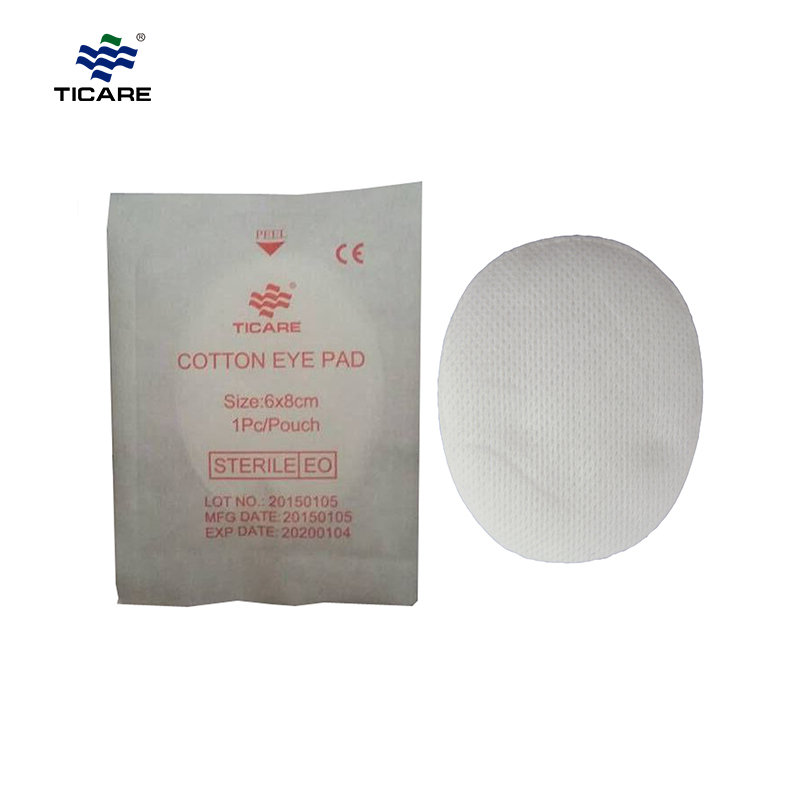 Ticare Cotton Eye Pad 6 cm x 8 cm
