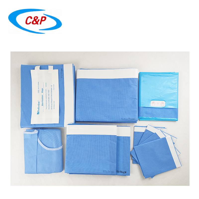 Hot Sale Disposable Steril Universal Surgical Drape Pack Kits
