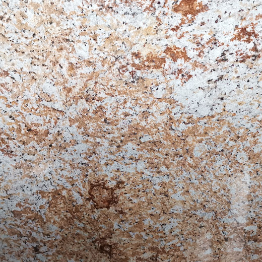 Beige Granite Slab Bahan Batu Tahan Panas Untuk Meja Barbekyu Atas
