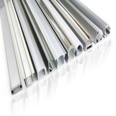 Profil aluminium yang dapat diredupkan yang dipimpin lampu bulat
