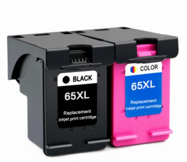 65XL 65 Balck dan Kartrid Tinta Warna untuk Printer HP Inkjet Pasokan Kantor Habis Pakai Toner Printer Kartrid Toner
