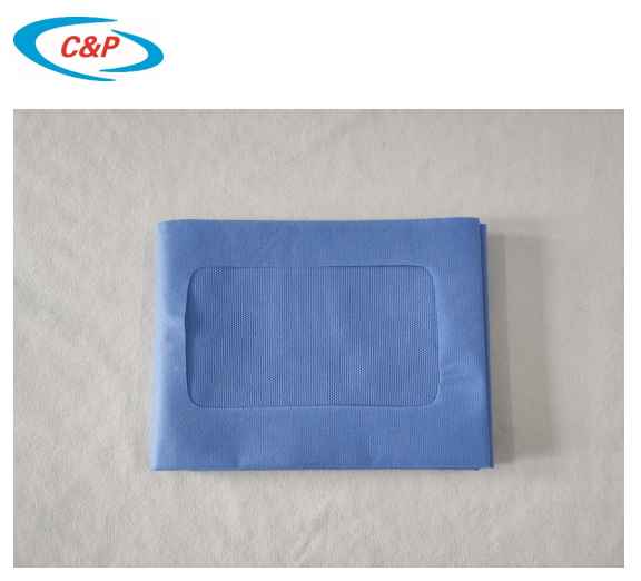 CE Bersertifikat Penjualan Panas Disposable Steril Fenestrated Drape Tanpa Pita Untuk Penggunaan Medis
