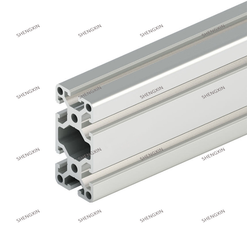 80/20 bingkai aluminium ekstrusi profil anodisasi sliver SX-8-4080W
