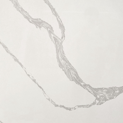 Pemasok Batu Rekayasa White Marble Slab Type Quartz Kitchen Counters Price
