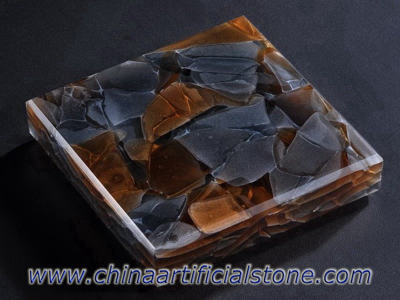 Harmony Glass2 Jade Sea Glass slab R-618