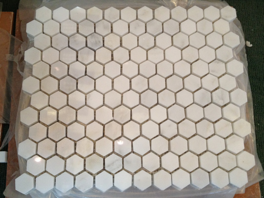 Mosaik Marmer Oriental Hexagon