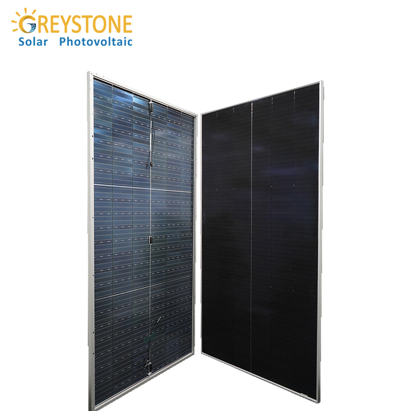 Greystone High power Dual glass Bifacial 645W Shinled Solar Panel
