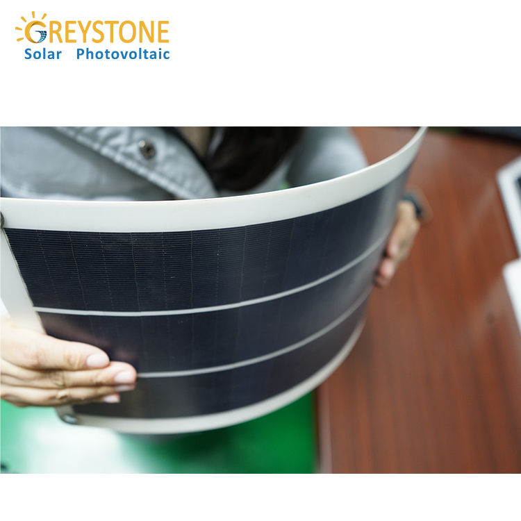 Greystone 10W Shingled Overlap Solar Module Panel Surya Fleksibel dengan Konektor USB
