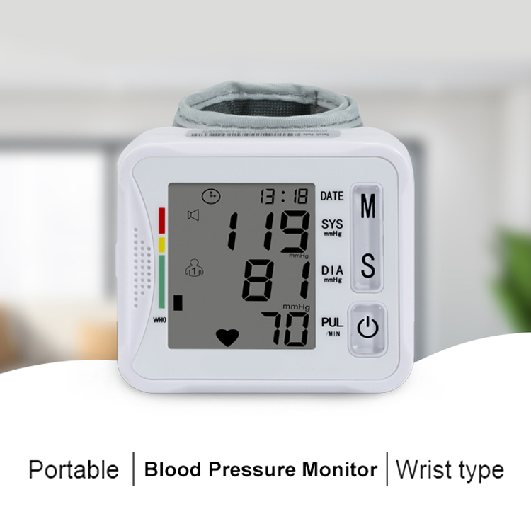 Monitor tekanan darah digital pergelangan tangan
