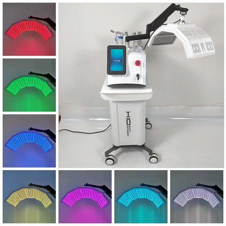 7 Warna Led pdt bio-light therapy Mesin Peremajaan Kulit 6 in 1 Rf Face Lifting Peralatan Terapi Cahaya Inframerah