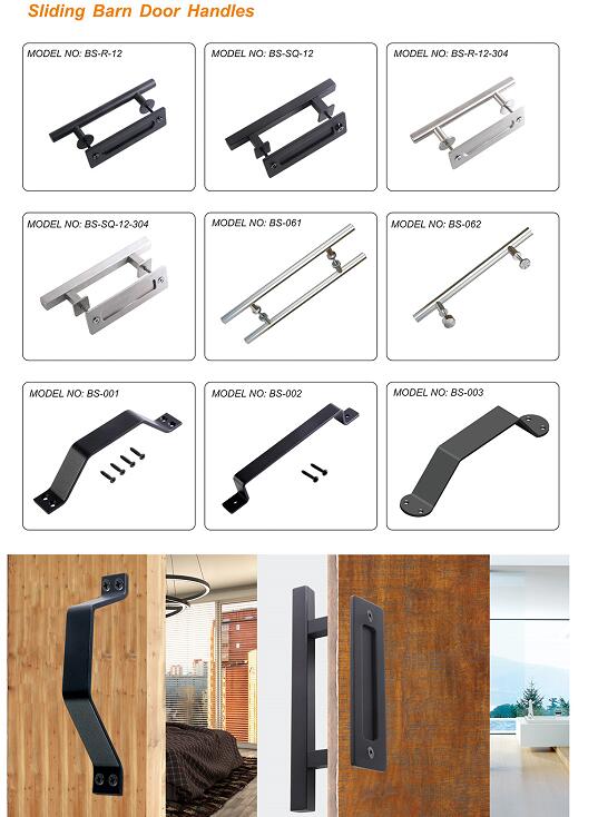 sliding barn door handles